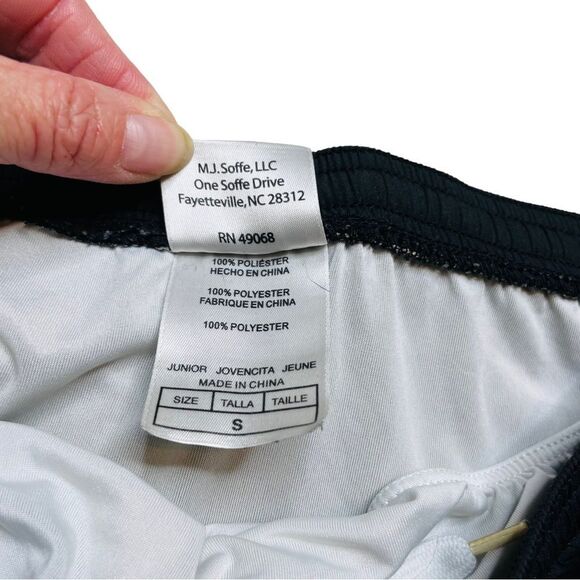 10/$25🦋 Soffe Black, White & Pink Striped Athletic Shorts - Size Small - Picture 8 of 13